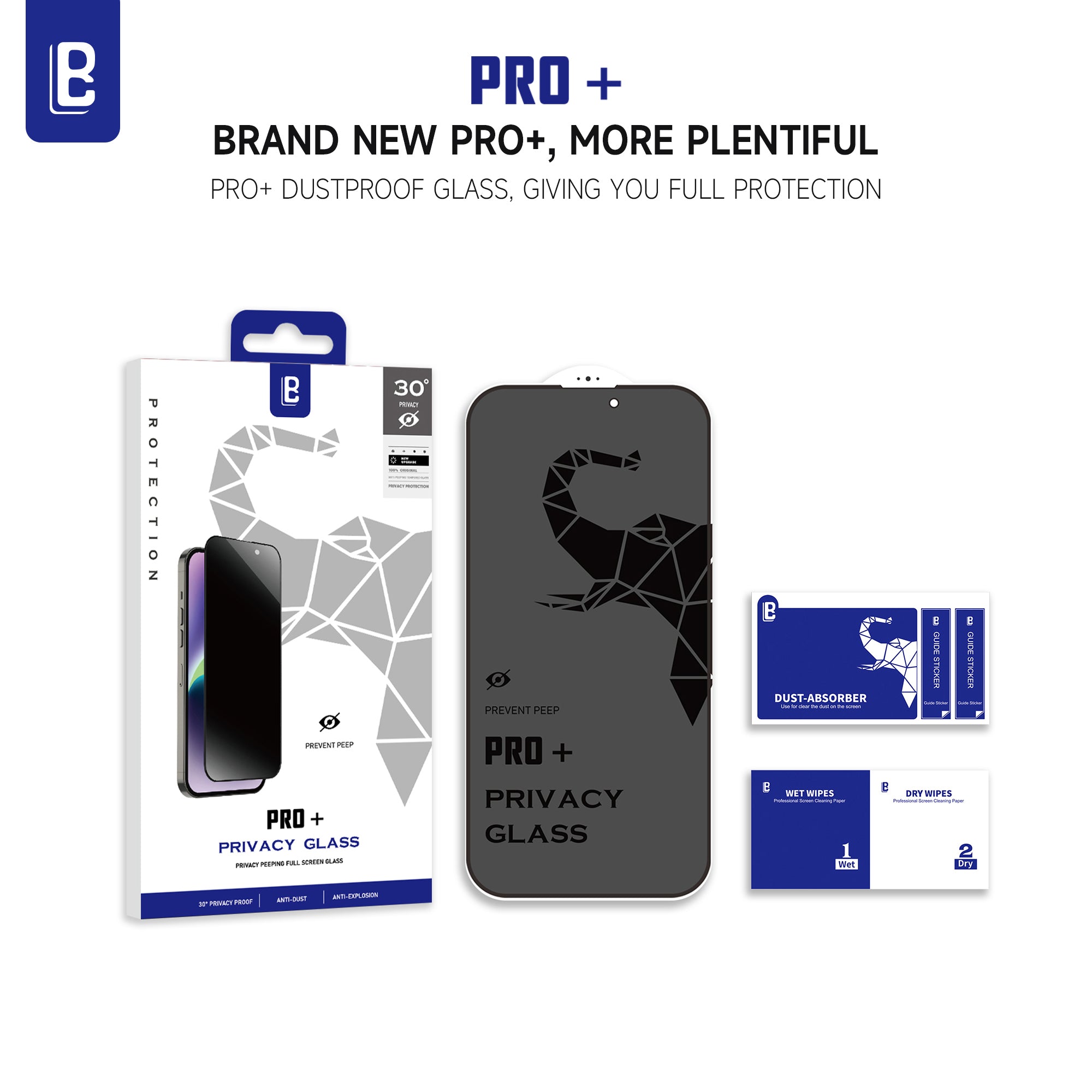 iPhone 17 Series: 5D Privacy MAGIC BOX Screen Protector, Anti Spy, Anti Scratch, 100% Dust Free