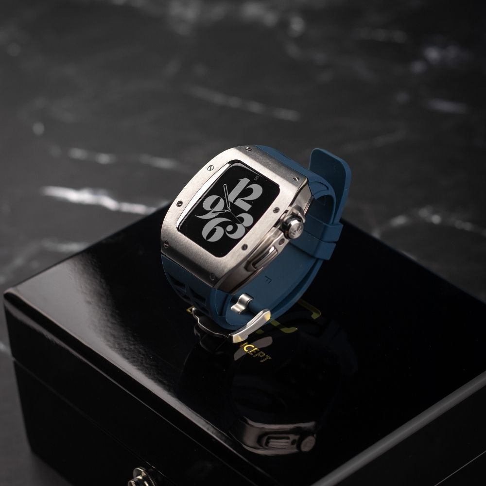 45MM Sports Edition Luxury iWatch Case: Silver
