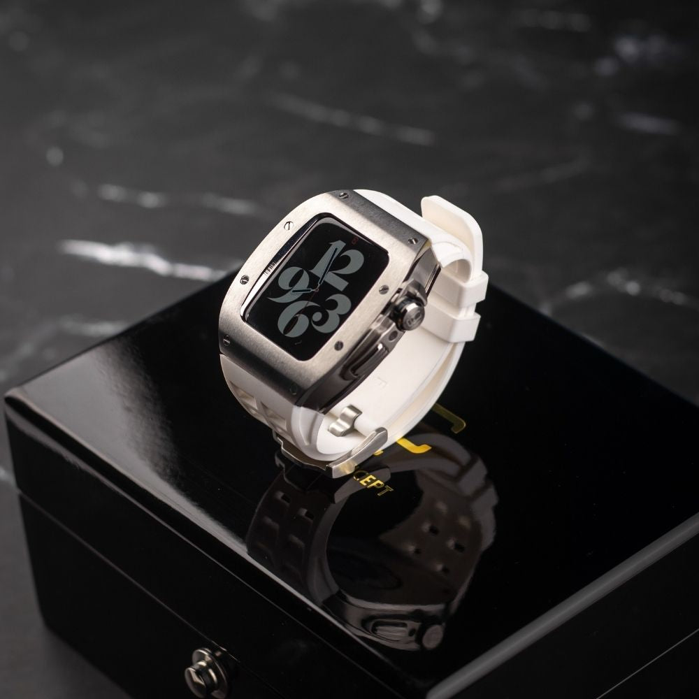 45MM Sports Edition Luxury iWatch Case: Silver