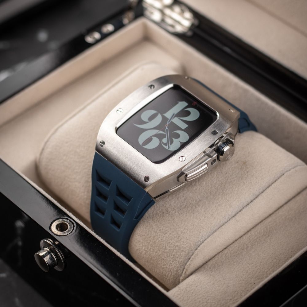 45MM Sports Edition Luxury iWatch Case: Silver