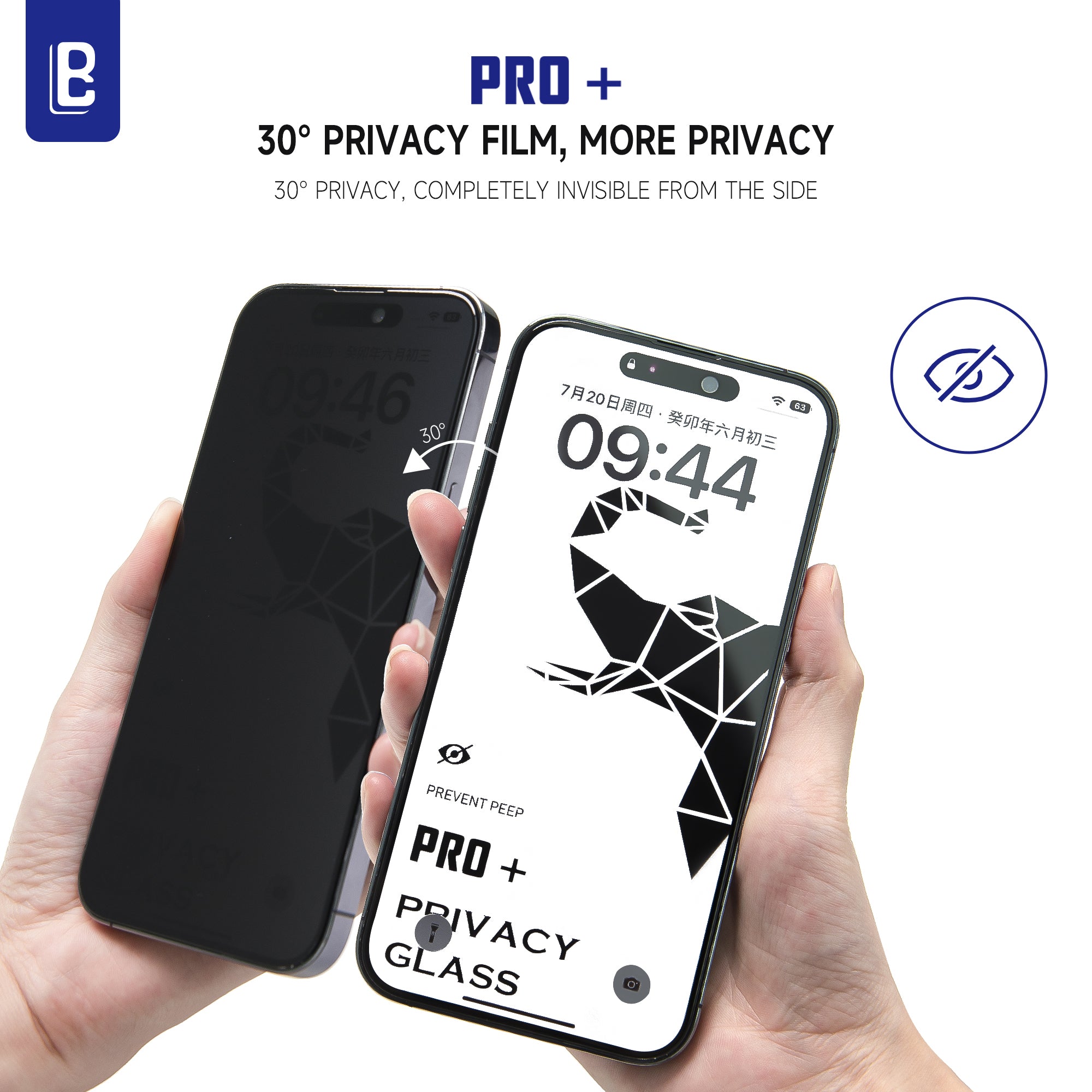 iPhone 17 Series: 5D Privacy MAGIC BOX Screen Protector, Anti Spy, Anti Scratch, 100% Dust Free