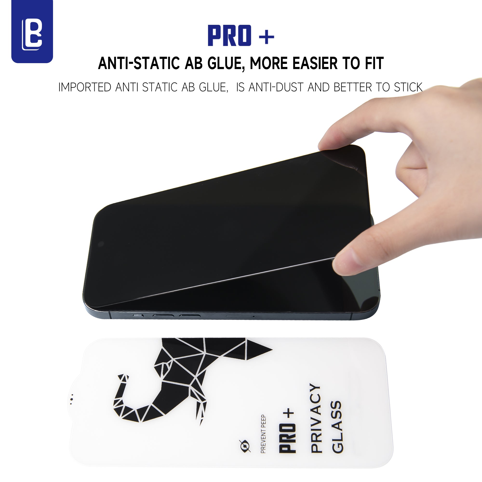iPhone 17 Series: 5D Privacy MAGIC BOX Screen Protector, Anti Spy, Anti Scratch, 100% Dust Free