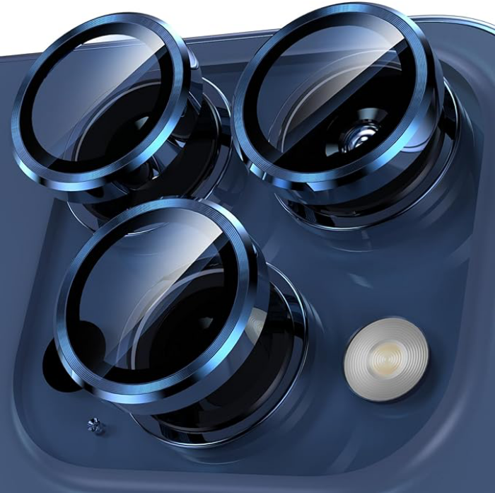 iPhone 15 Series Sapphire Crystal PVD Stainless Camera Ring