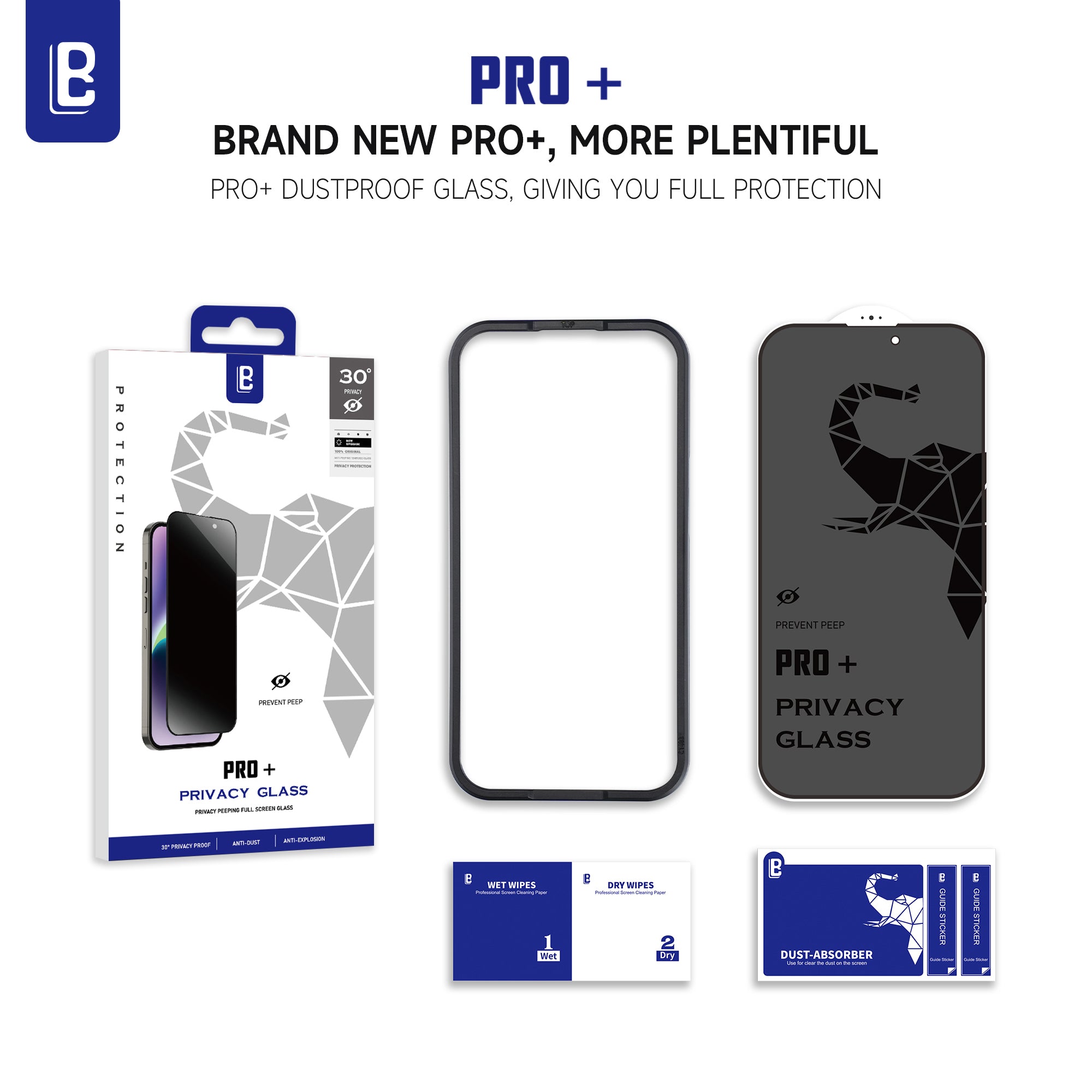iPhone 17 Series: 5D Privacy MAGIC BOX Screen Protector, Anti Spy, Anti Scratch, 100% Dust Free