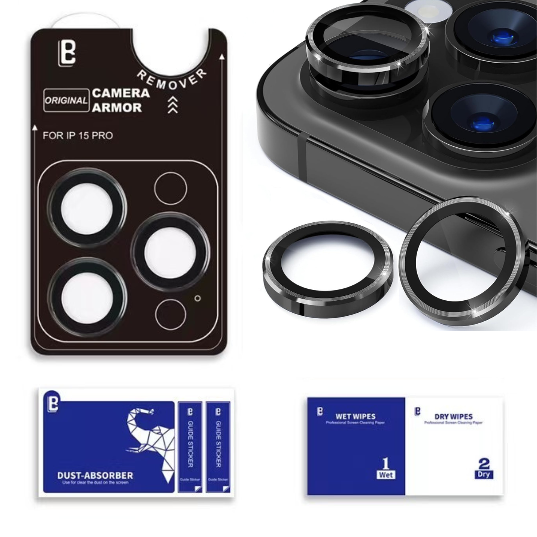 iPhone 15 Series Sapphire Crystal PVD Stainless Camera Ring