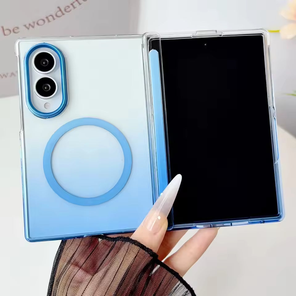 Premium Magnetic Gradient Case Cover for Samsung Galaxy Z Fold 8