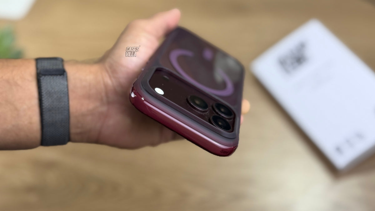 Air Bag Pro Silicone Case with MagSafe for iPhone - Burgundy