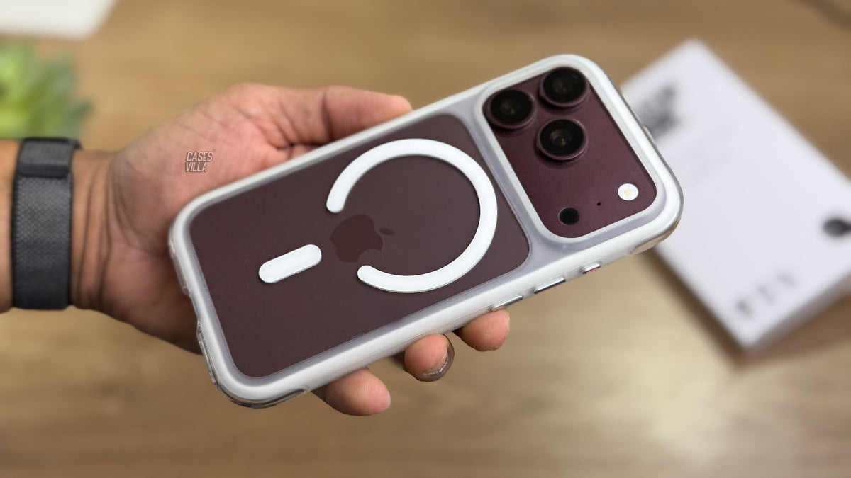 Air Bag Pro Silicone Case with MagSafe for iPhone - White