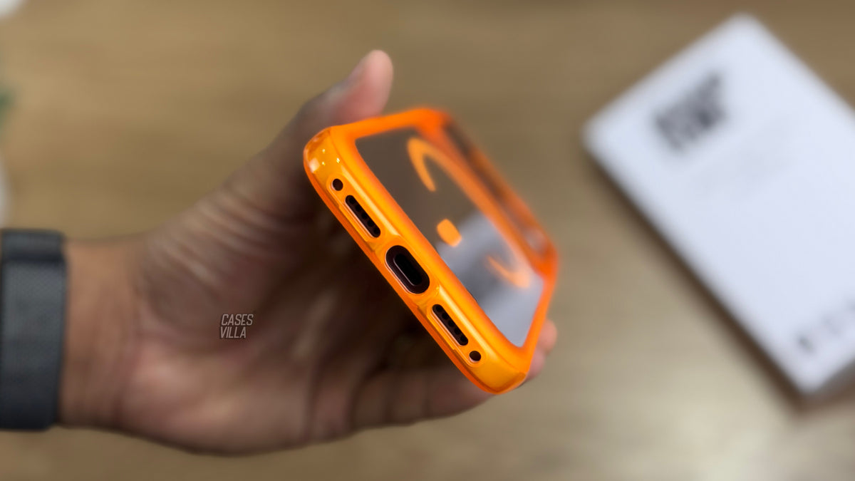 Air Bag Pro Silicone Case with MagSafe for iPhone - Orange