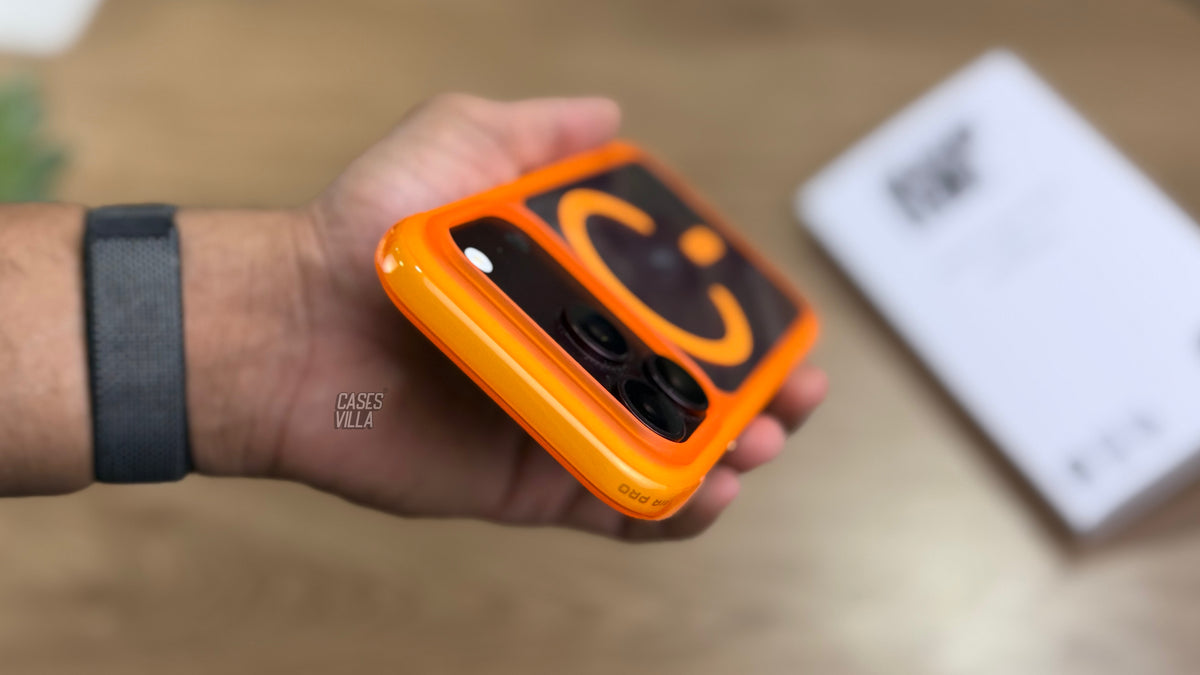 Air Bag Pro Silicone Case with MagSafe for iPhone - Orange