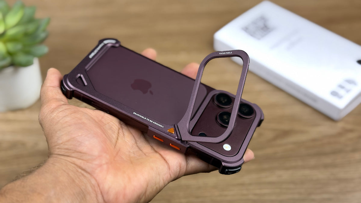Oatsbaf AirFrame Metal Case for iPhone: Burgundy