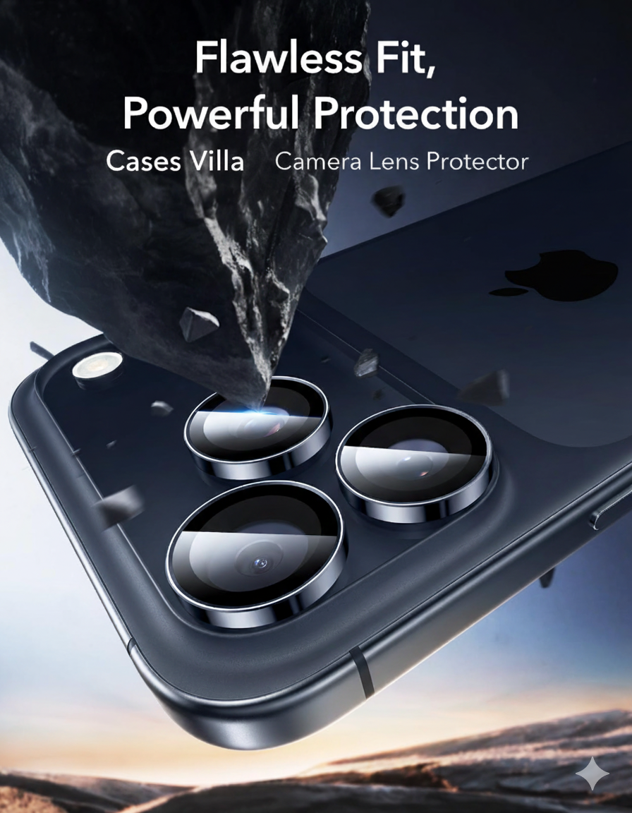 iPhone 17 Series : PVD Stainless Steel | Sapphire Glass Camera Rings | PVD