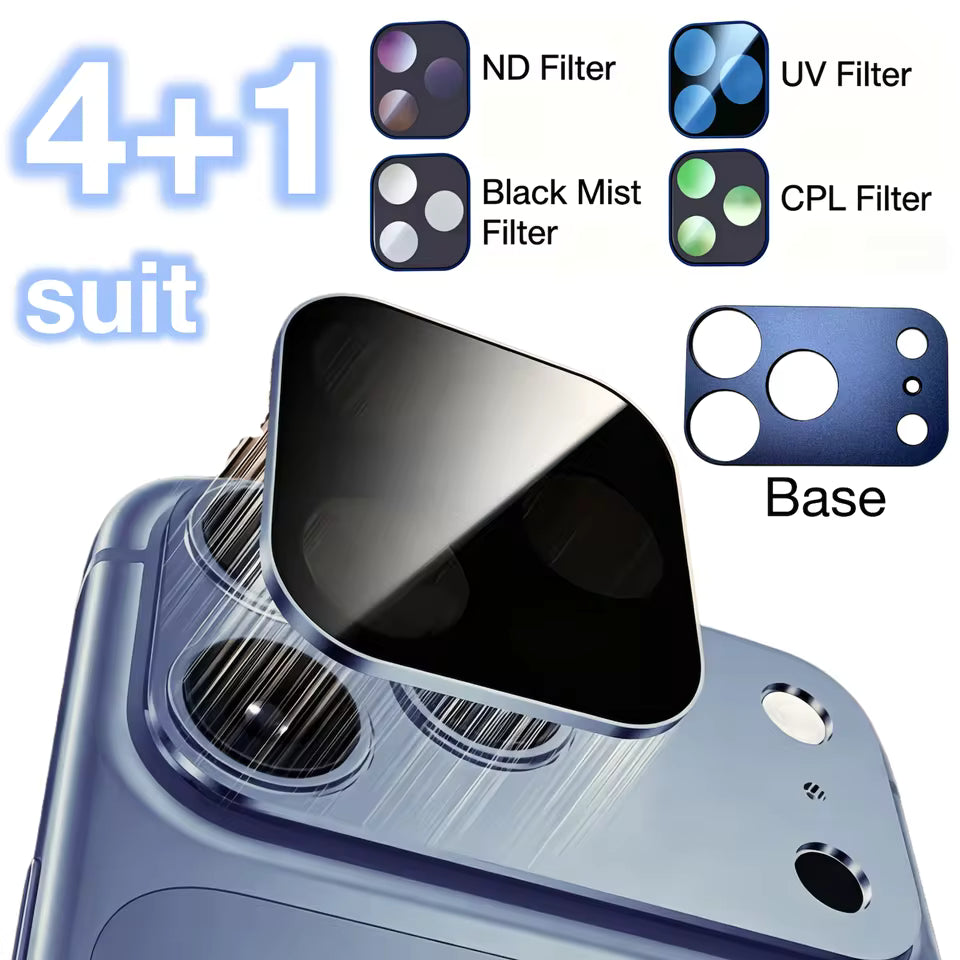 4-in-1 Magnetic Camera Filter Kit for iPhone 17 Pro / Max