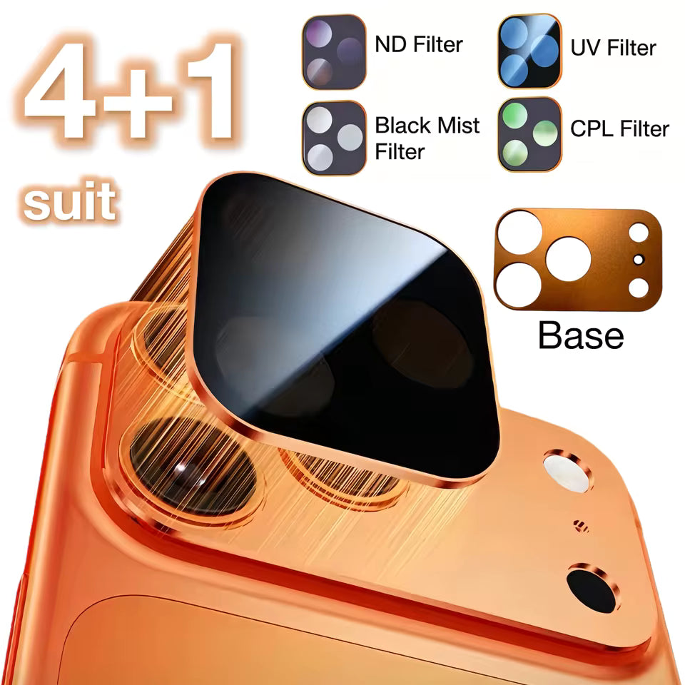 4-in-1 Magnetic Camera Filter Kit for iPhone 17 Pro / Max