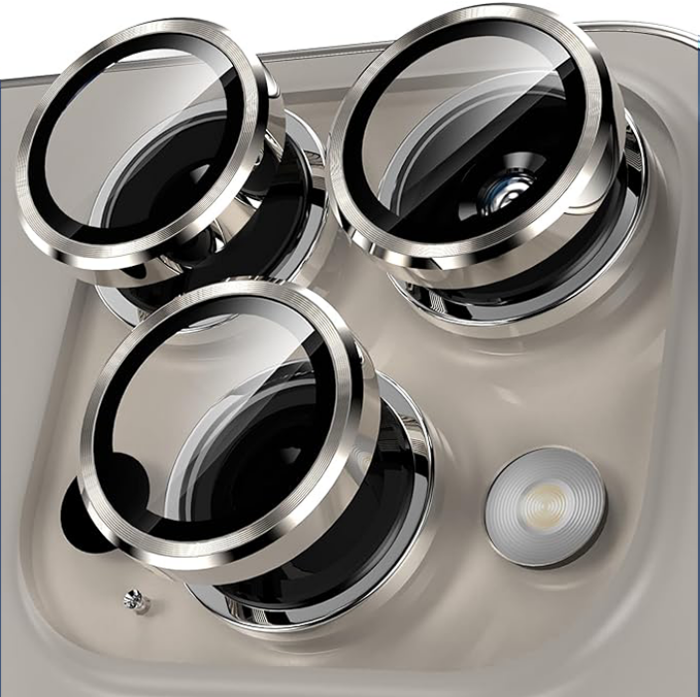 iPhone 15 Series Sapphire Crystal PVD Stainless Camera Ring