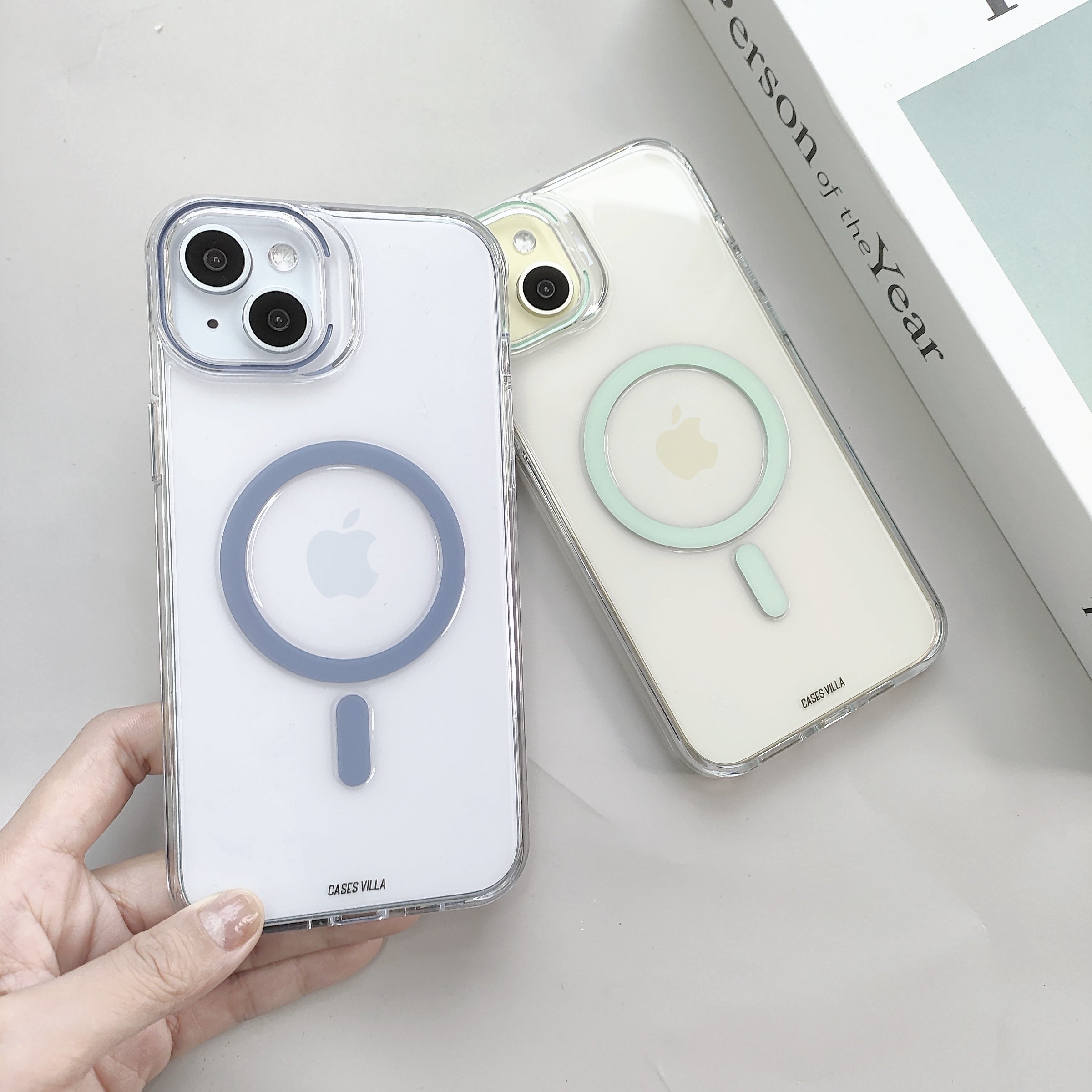 iPhone 15 Series - Luxury MagSafe Anti-Yellow Clear Case