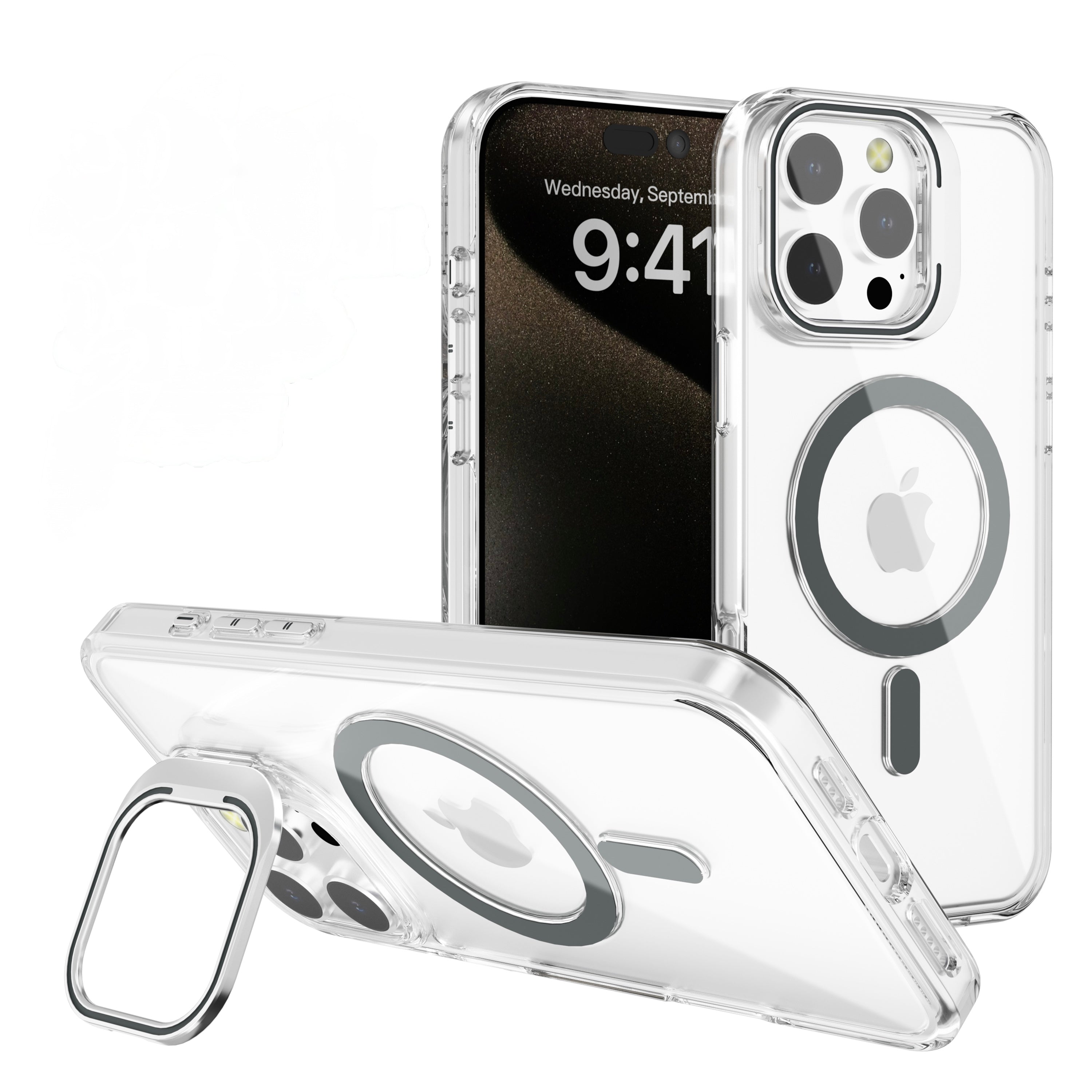 iPhone 16 Series: Camera Kickstand Anti-Yellow MagSafe Case