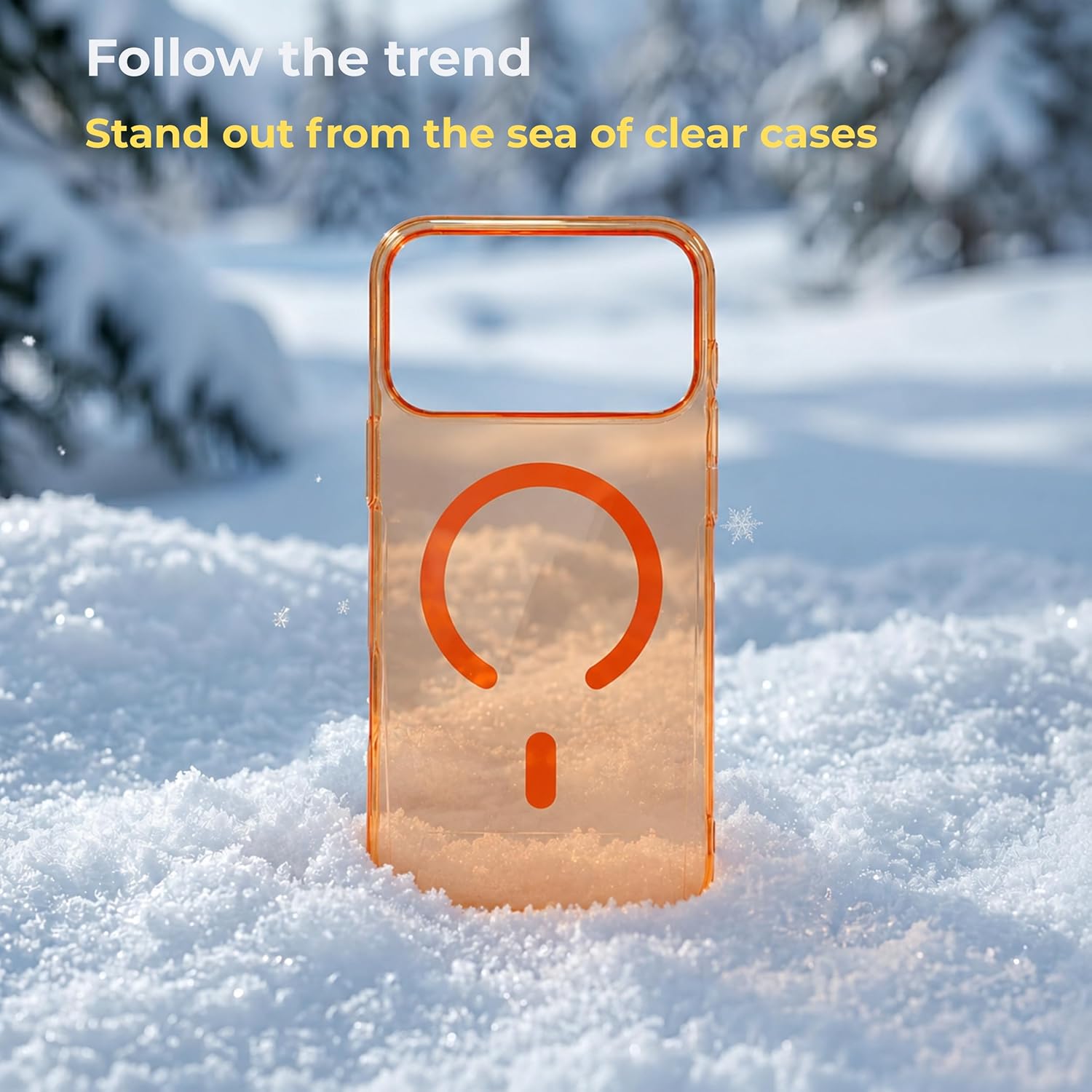 iPhone 17 Series: Cosmic Orange Glossy Finish Ultra Thin Case