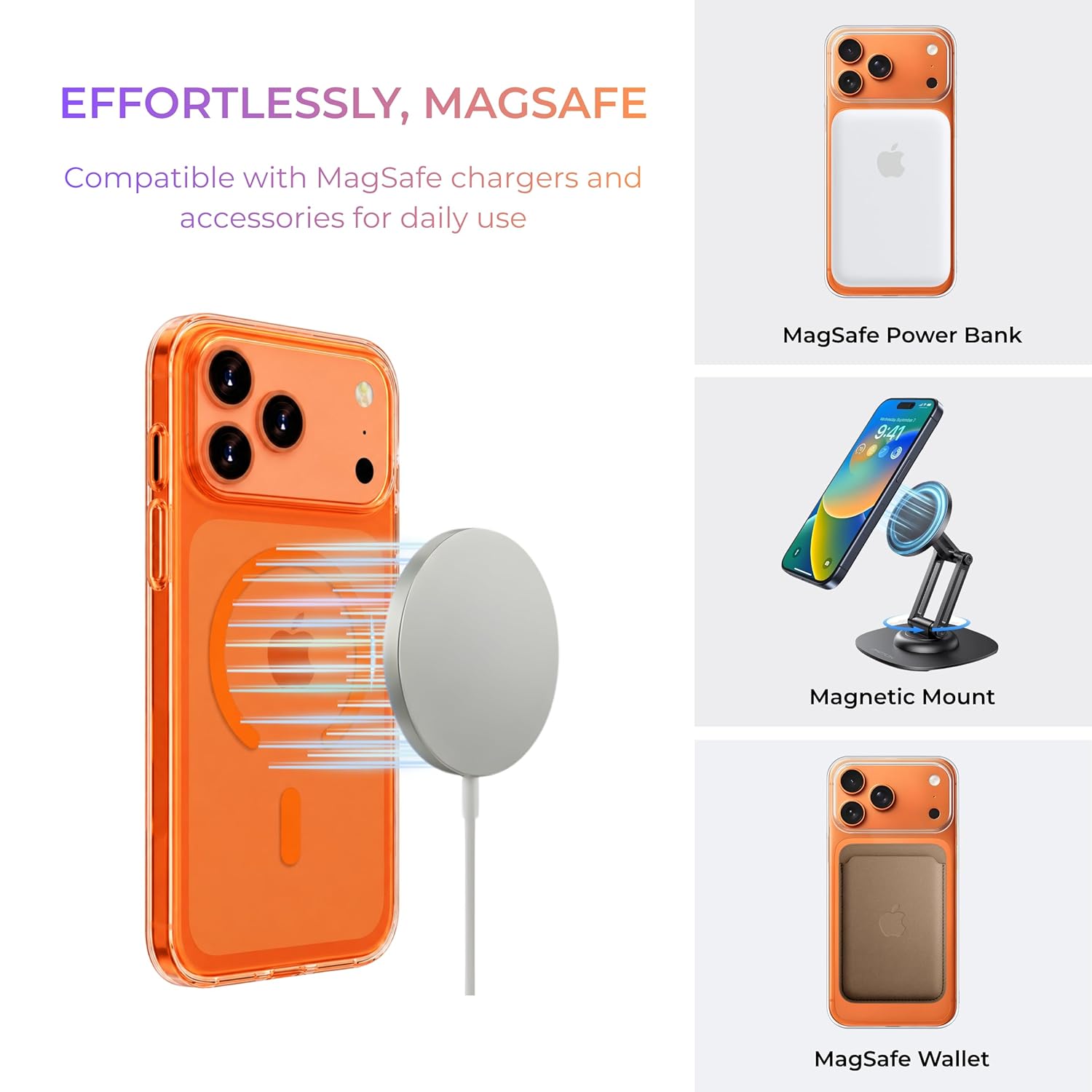 iPhone 17 Series: Cosmic Orange Glossy Finish Ultra Thin Case
