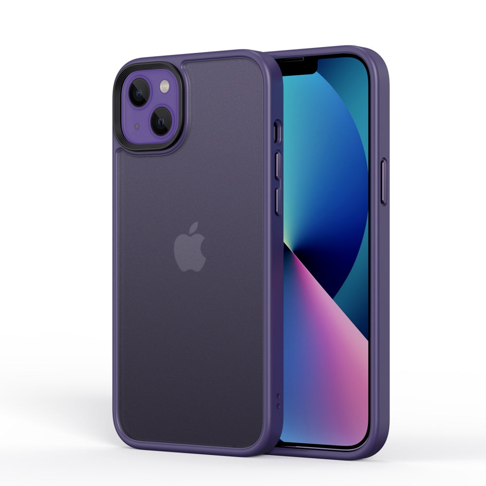 iPhone 13, 14 & 15 Series Case Premium Frosted Matte Cover Drop & Camera Protection