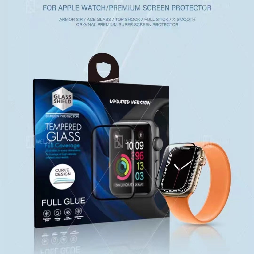 Apple iWatch Glass Shield HD Screen Protector 3D Curved 9H - 38/40/41 | 42/44/45MM