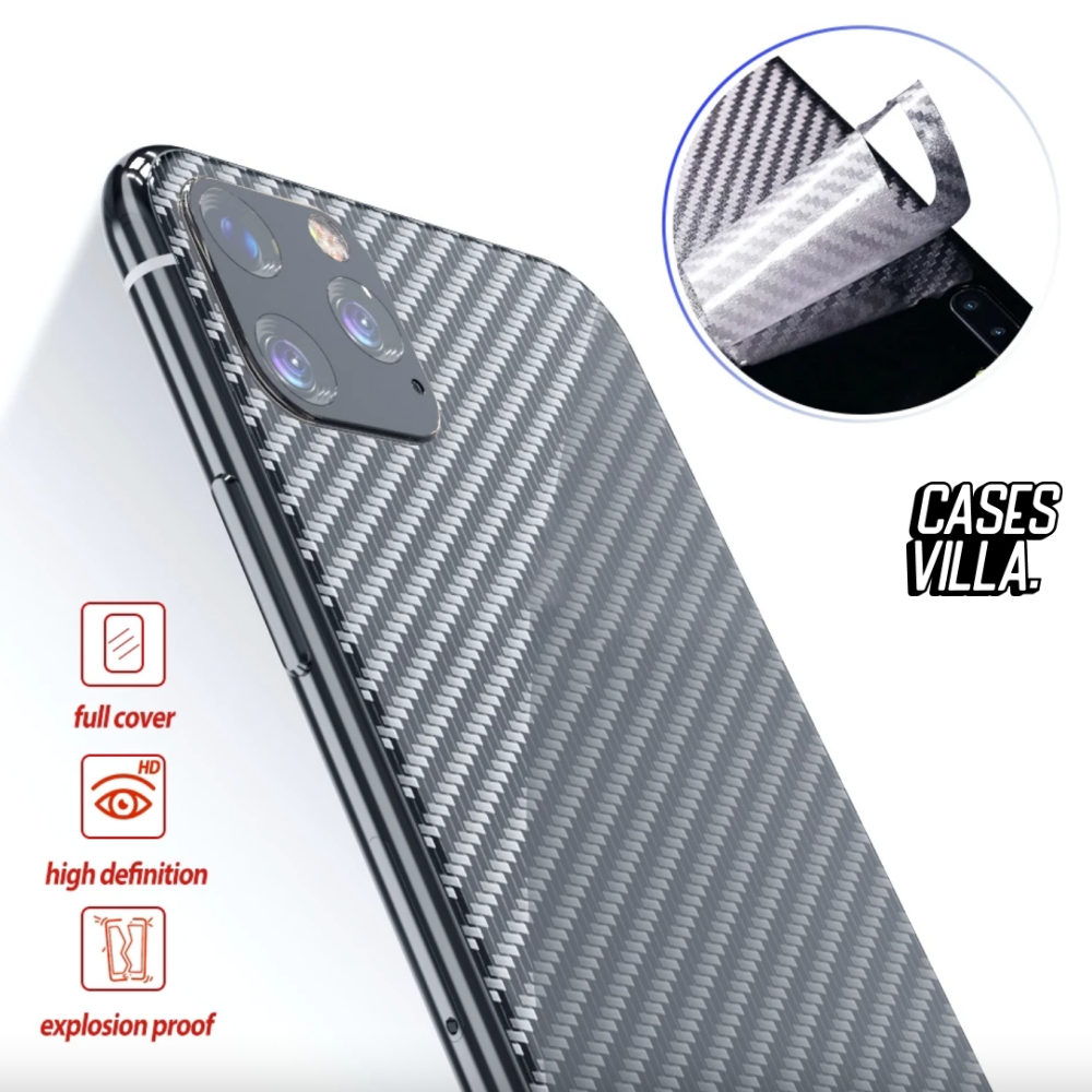 Carbon Fiber Soft Back Protective Film for your iPhone