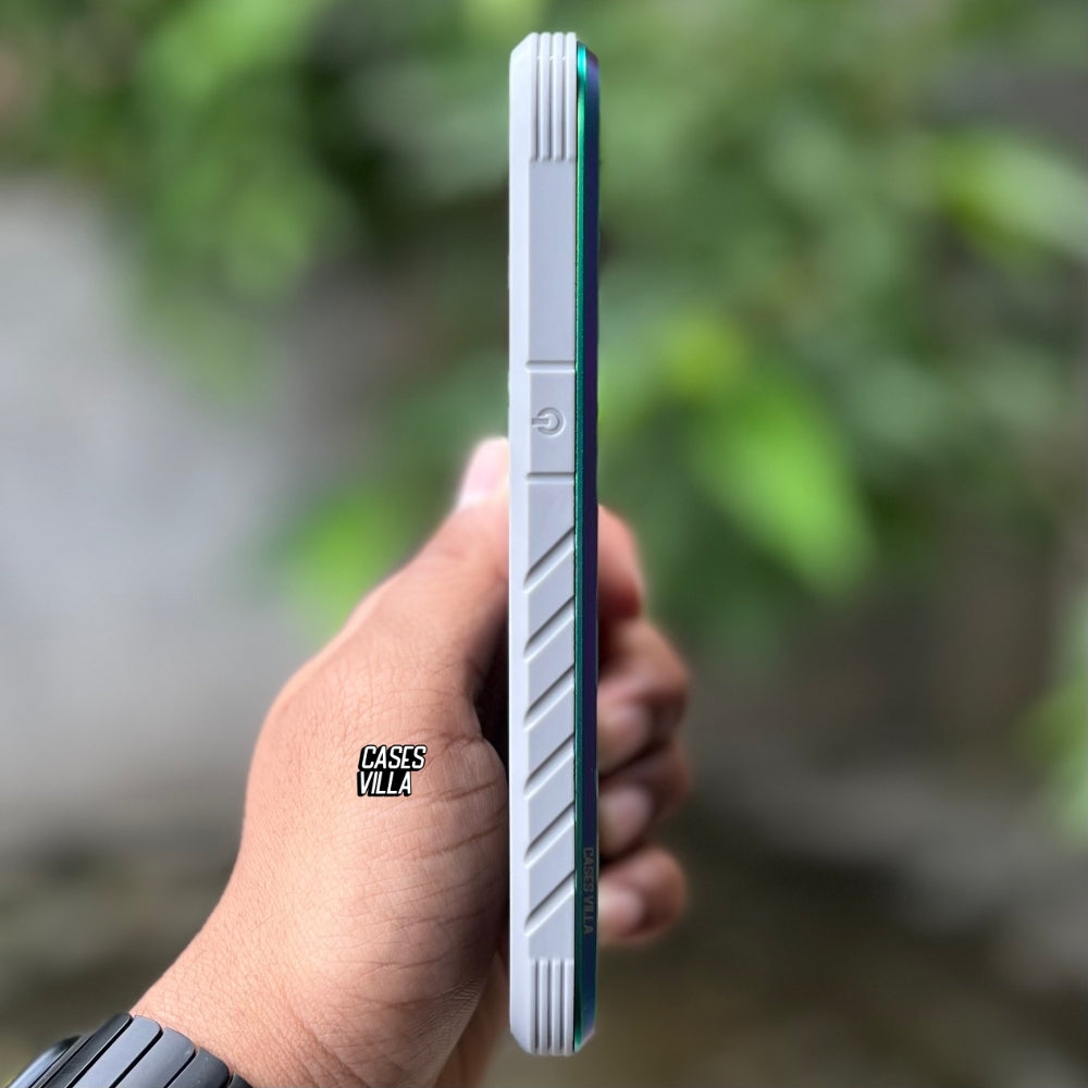 iPhone 13 / 13 Pro / Max Case - Iridescent Defence Shield Metal Cover | Military Grade Protection