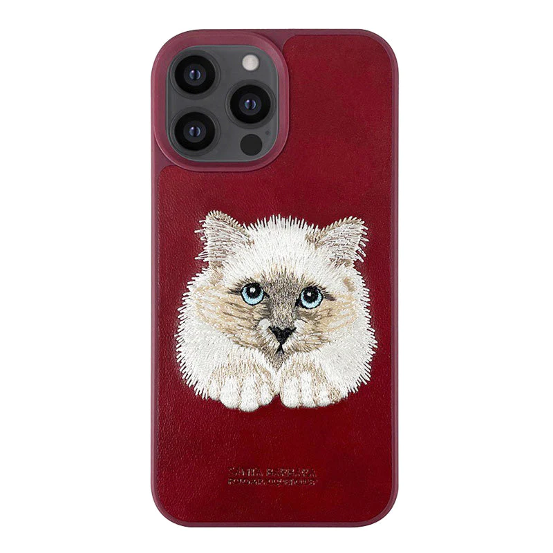 iPhone 14 Pro Cover - Santa Barbara Genuine Leather Case Savanna Series