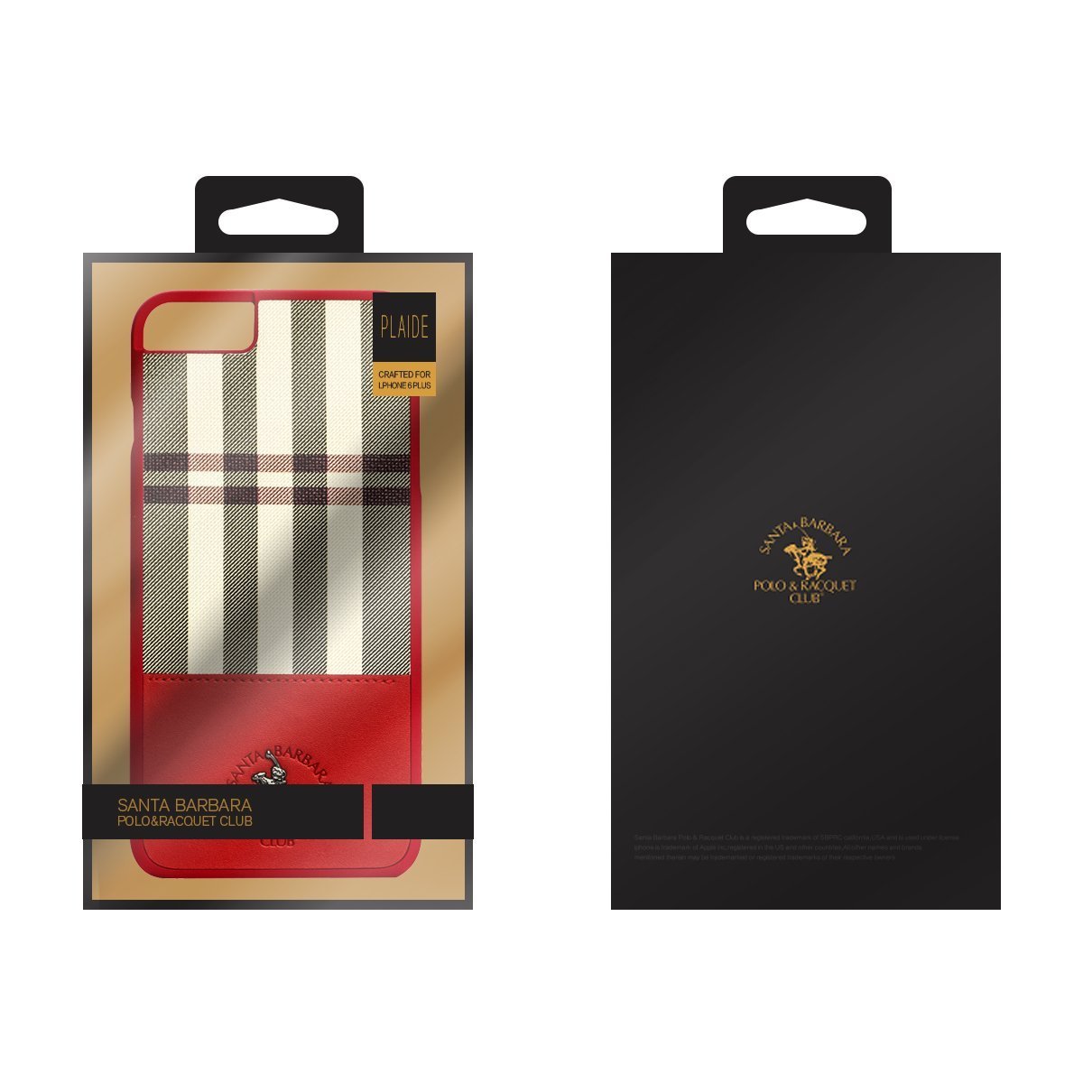 US Polo Santa Barbara Red Racquet Club Synthetic Leather Case | Cover