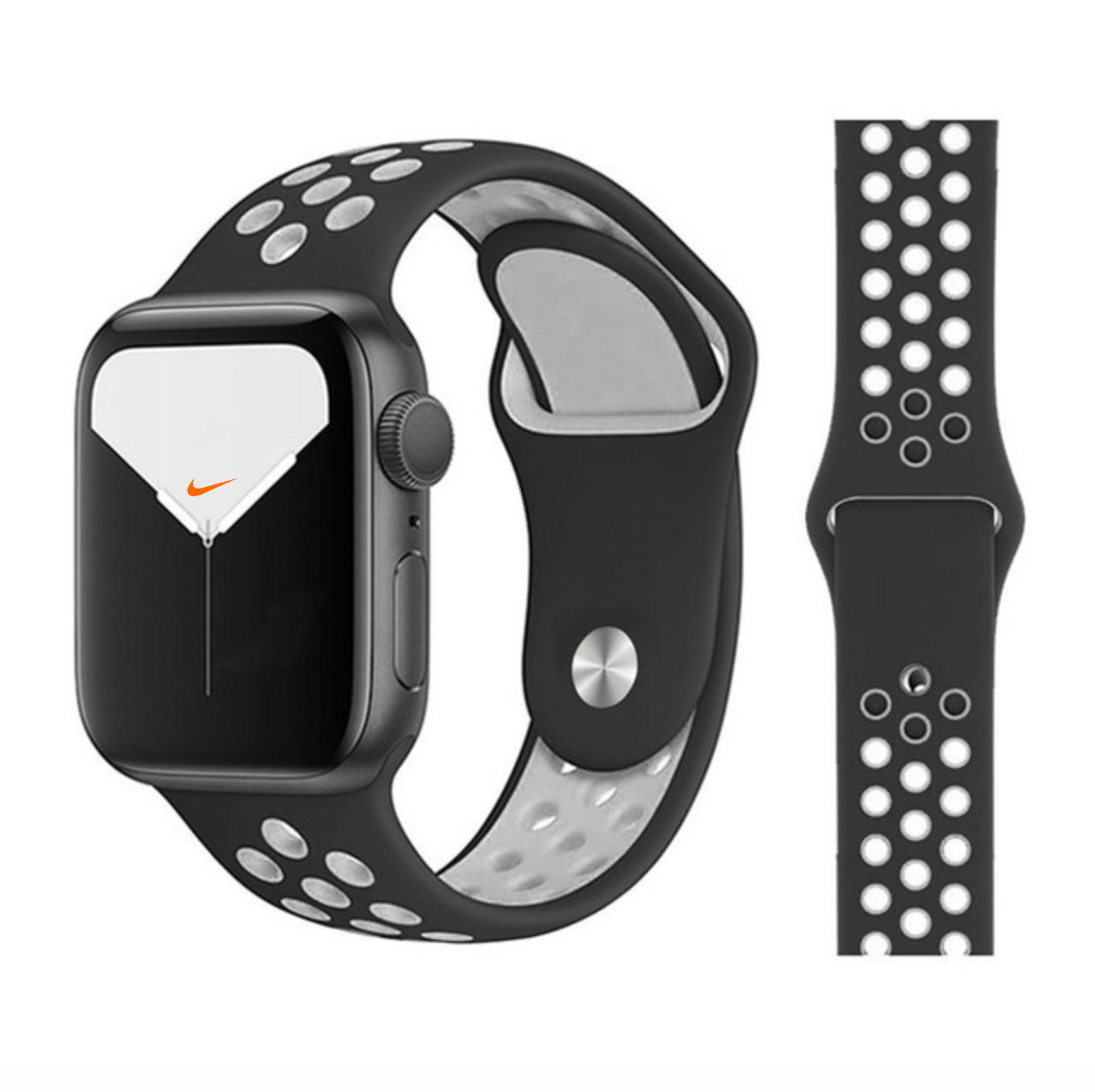iWatch Nike Edition Sports Band for Series 8, 7, 6, 5, SE, 4, 3, 2