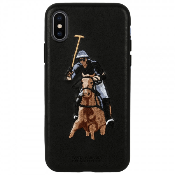 Santa Barbara Jockey Series Genuine Leather Case For iPhone