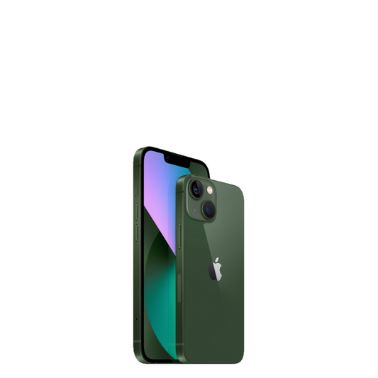 iPhone 13 Glass Case with Electroplated Chrome Finish Edges Cover