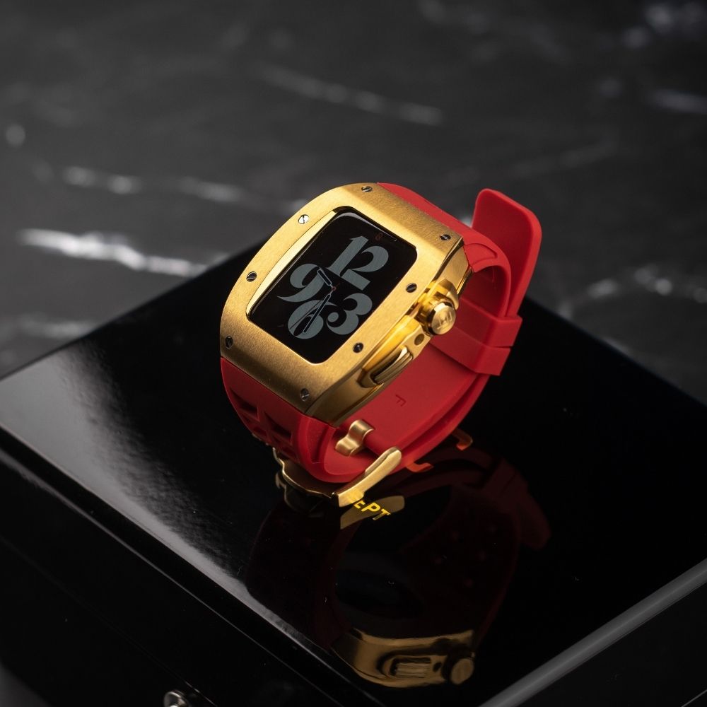 45MM Sports Edition Luxury iWatch Case: Gold