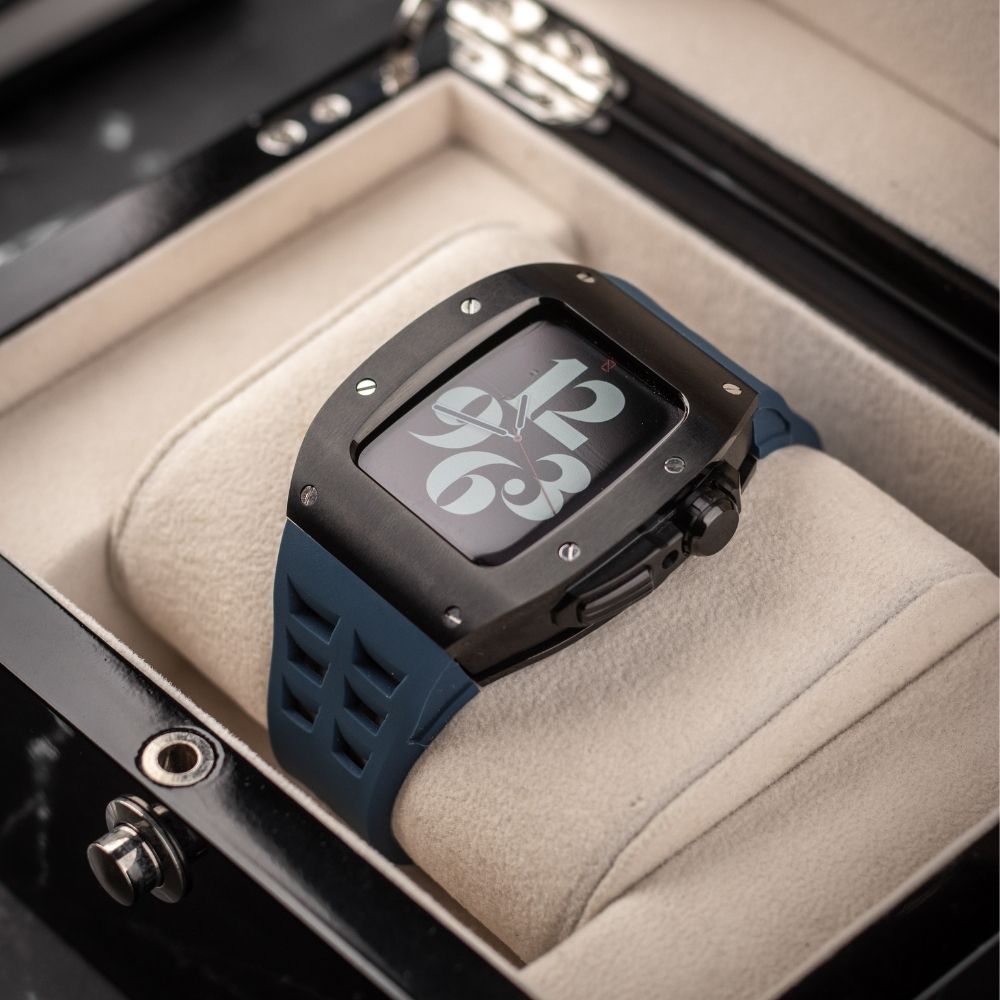 44MM Sport Edition Luxury iWatch Case: Black