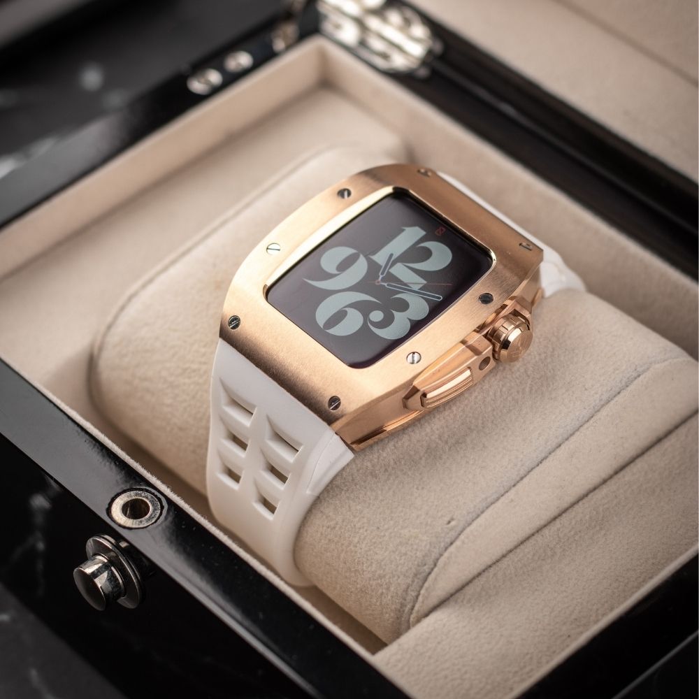 44MM Sport Edition Luxury iWatch Case: Rose Gold