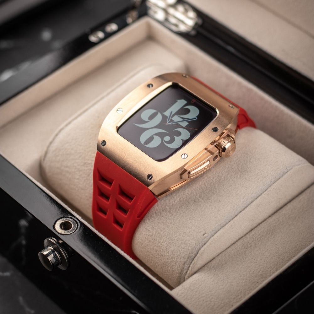 44MM Sport Edition Luxury iWatch Case: Rose Gold