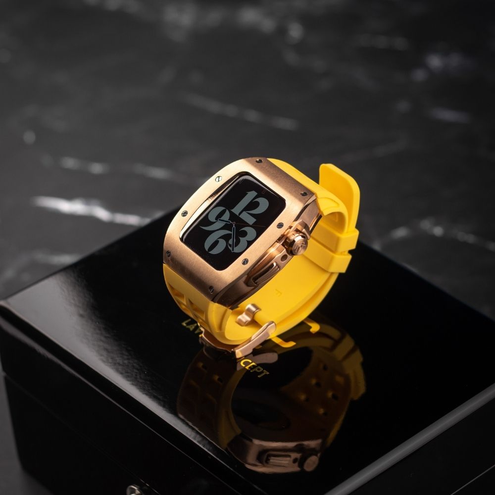 45MM Sports Edition Luxury iWatch Case: Rose Gold