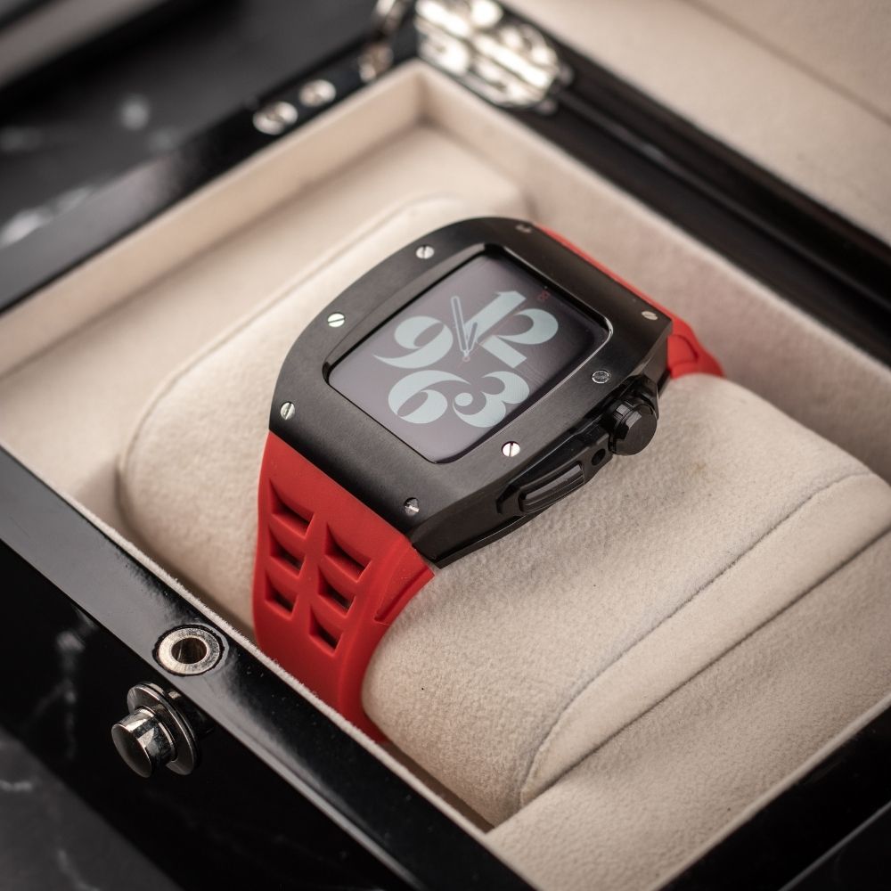 44MM Sport Edition Luxury iWatch Case: Black