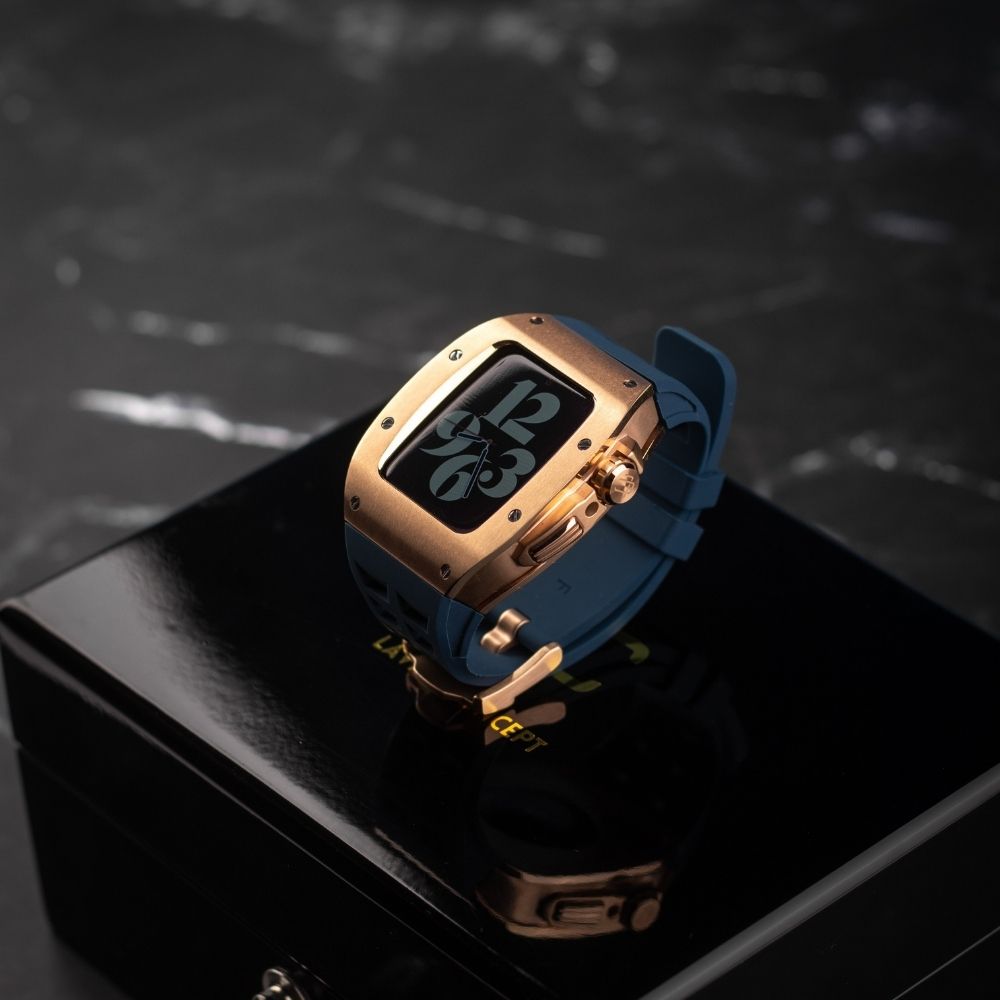 45MM Sports Edition Luxury iWatch Case: Rose Gold