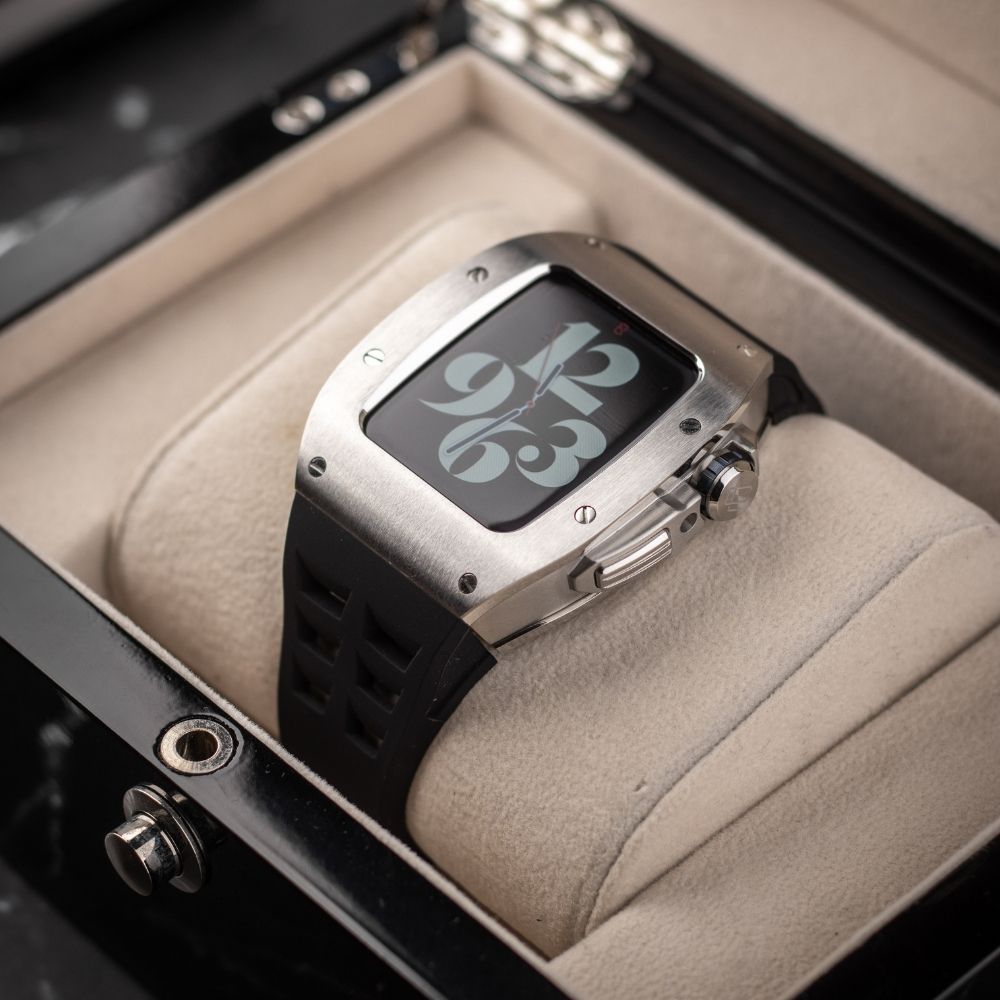 44MM Sport Edition Luxury iWatch Case: Silver