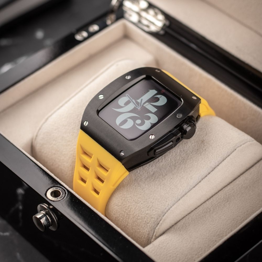 44MM Sport Edition Luxury iWatch Case: Black