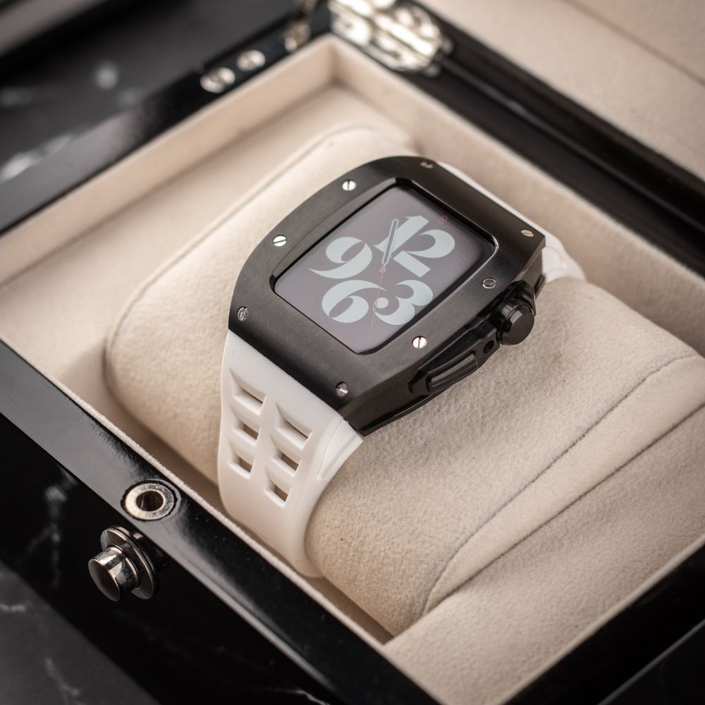 44MM Sport Edition Luxury iWatch Case: Black