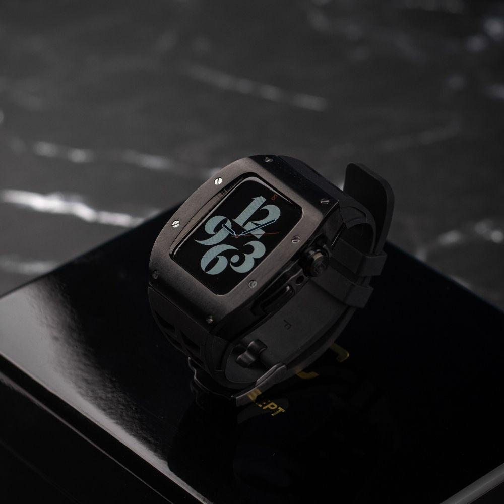 44MM Sport Edition Luxury iWatch Case: Black