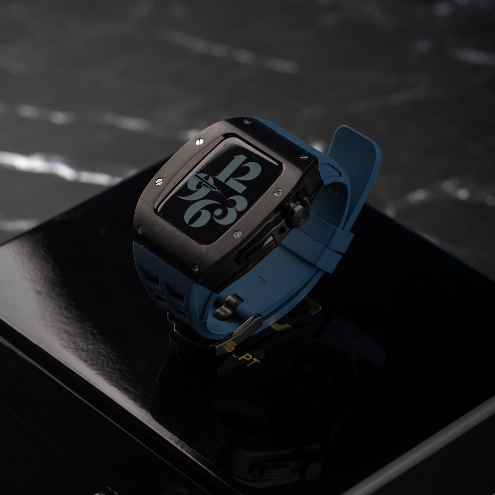 44MM Sport Edition Luxury iWatch Case: Black