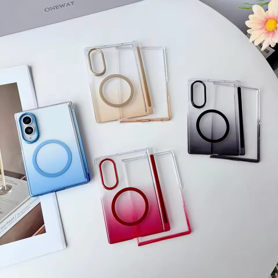 Premium Magnetic Gradient Case Cover for Samsung Galaxy Z Fold 8