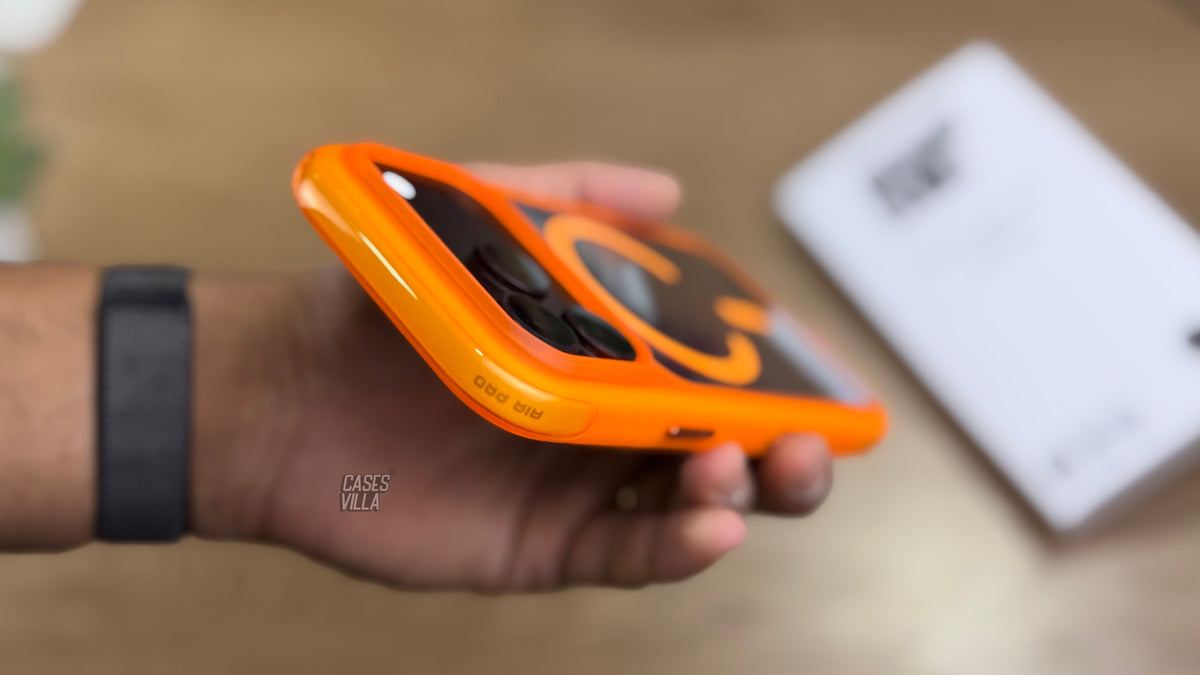 Air Bag Pro Silicone Case with MagSafe for iPhone - Orange
