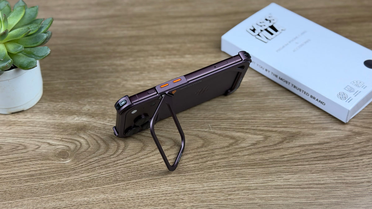 Oatsbaf AirFrame Metal Case for iPhone: Burgundy
