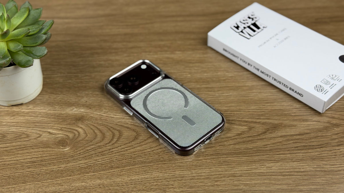Textured MagSafe Anti-Yellow Case for iPhone: Silver