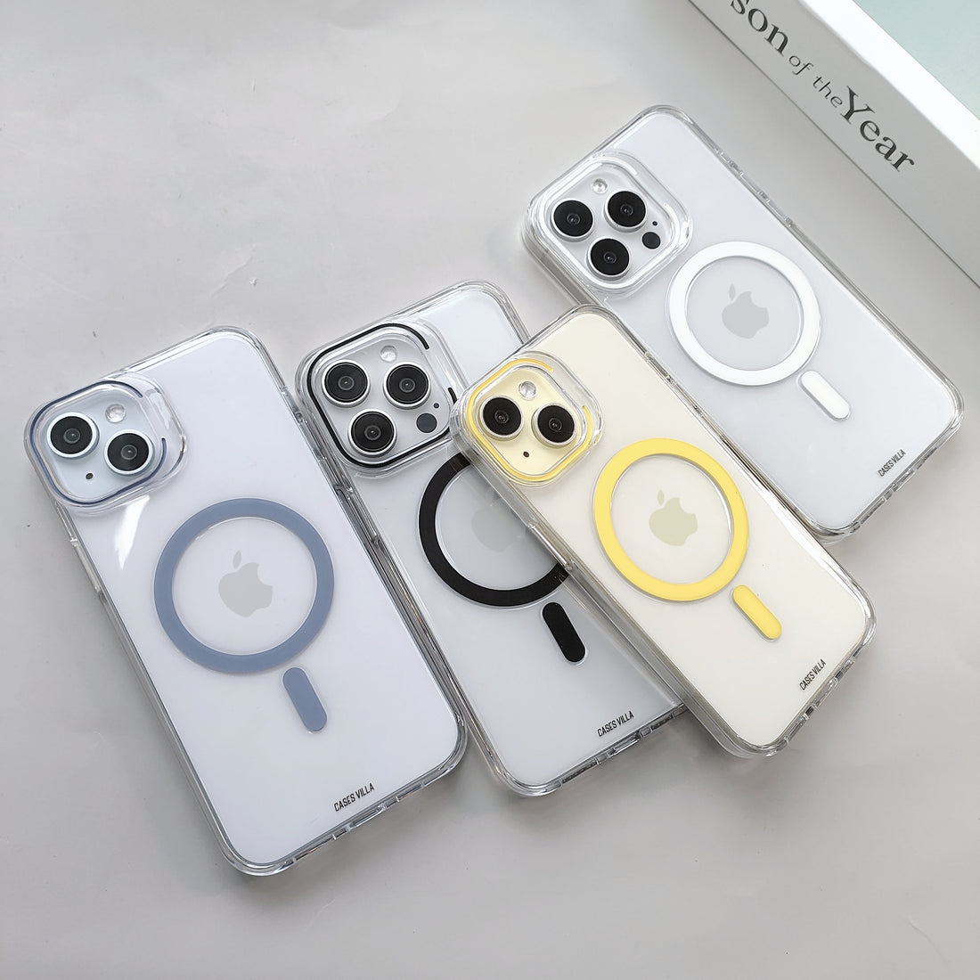 iPhone 15 Series - Luxury MagSafe Anti-Yellow Clear Case