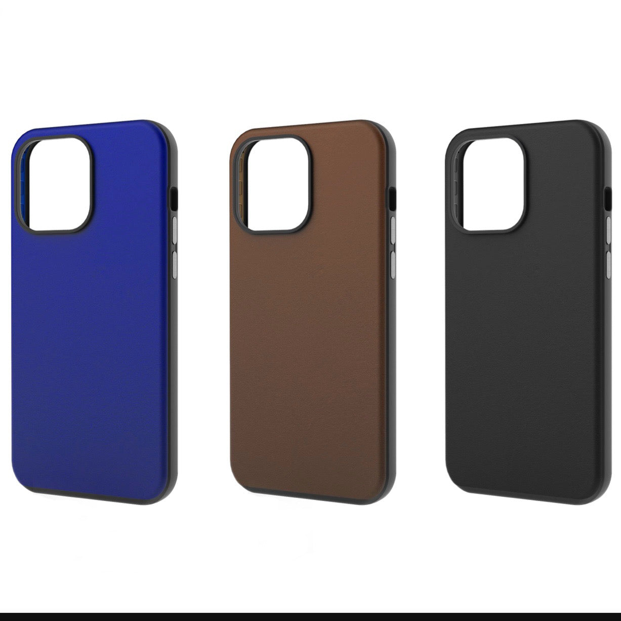 Modern Leather Case : iPhone 15 Series